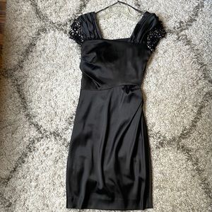 Badgley Mischka black cocktail dress (size 2)